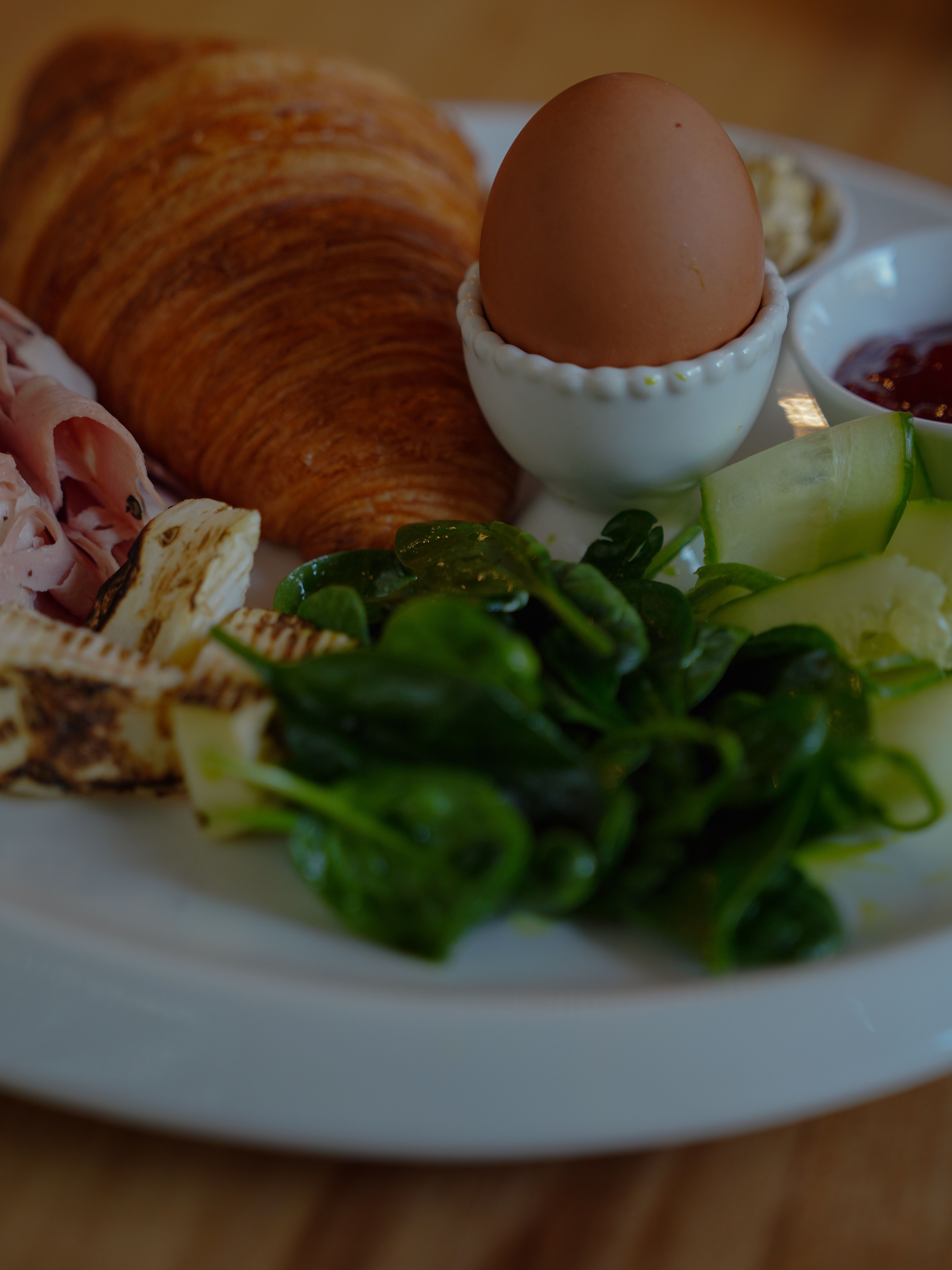 Breakfast plate at a cafe, representative image