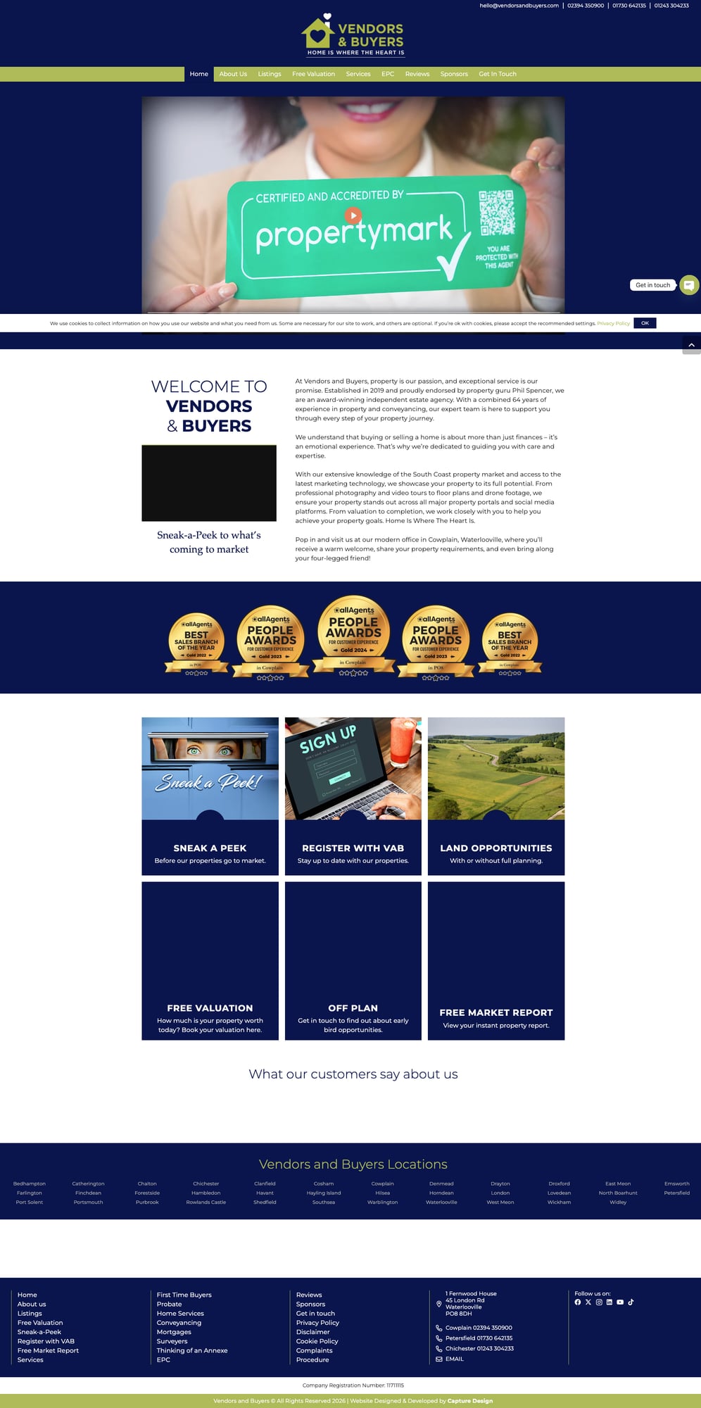 Vendors & Buyers Estate Agents Cowplain